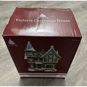 Enchanted Forest Victoria Christmas House Lighted Victorian Holiday Village Box